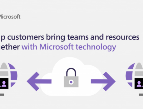Help customers bring teams and resources together with Microsoft technology