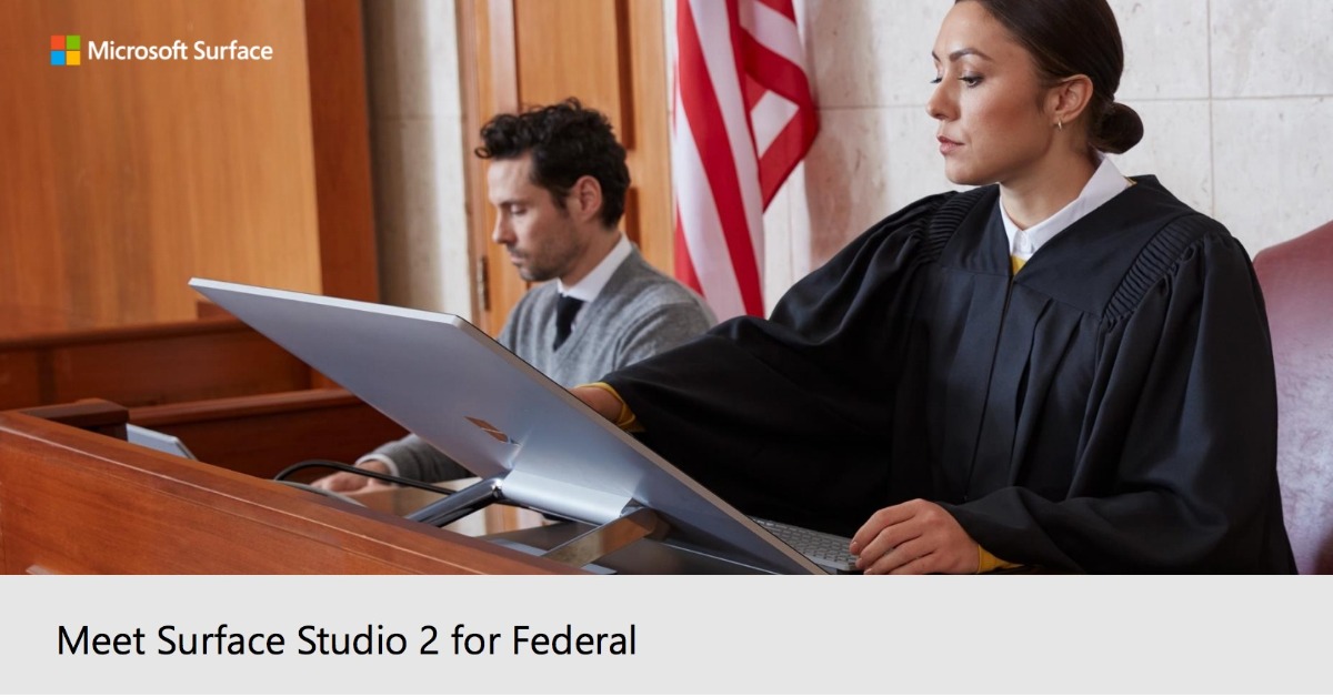 Meet Surface Studio 2 for Federal
